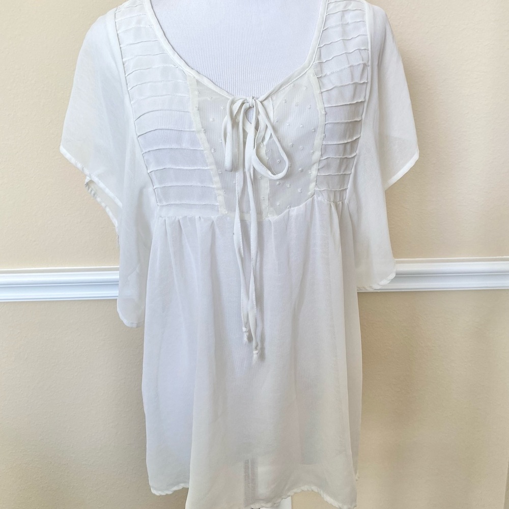 Rue21 Sheer chiffon top / cover up top